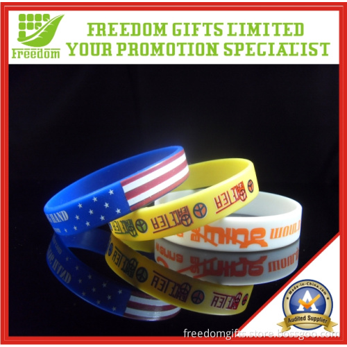 Full Color Printed Silicone Bracelet